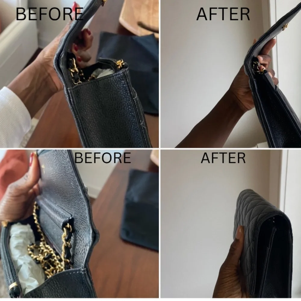 Authentic Chanel Wallet on Chain - Black Caviar Leather with Gold hardware - Picture 16 of 16